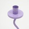Home Décor Groovy Glow Lilac Candle Holder - Stylish 4x10 Inch Decorative Candle Holder for Living Room & Home Accents